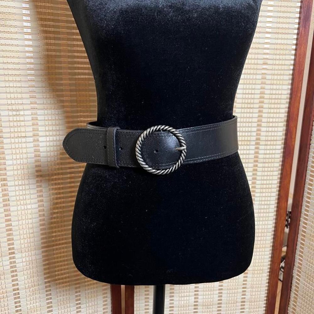 Vintage Retro Chic Hinge Nordstrom Leather Belt